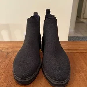 Rothys Mens 12 The Merino Chelsea Boots Shoes Wool Brown Camo Slip On‎ Casual Rothys mens brown - Gem main image 4